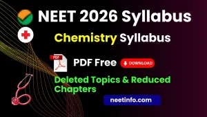 NEET Chemistry Syllabus 2026