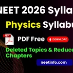 NEET Physics syllabus 2026